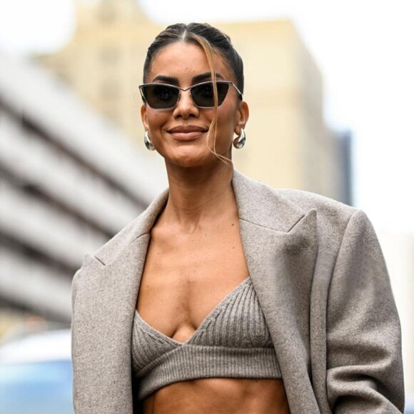 NEW SL637 002 SAINT LAURENT SUNGLASSES WOMEN CAT EYE SILVER EYEWEAR - Picture 4 of 5